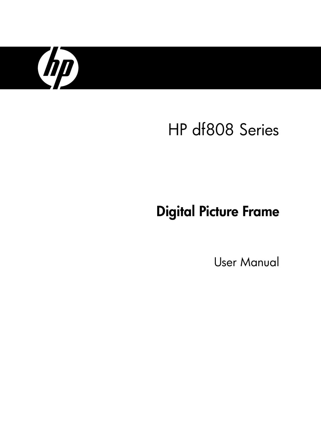 HP DF808 manual HP df808 Series 