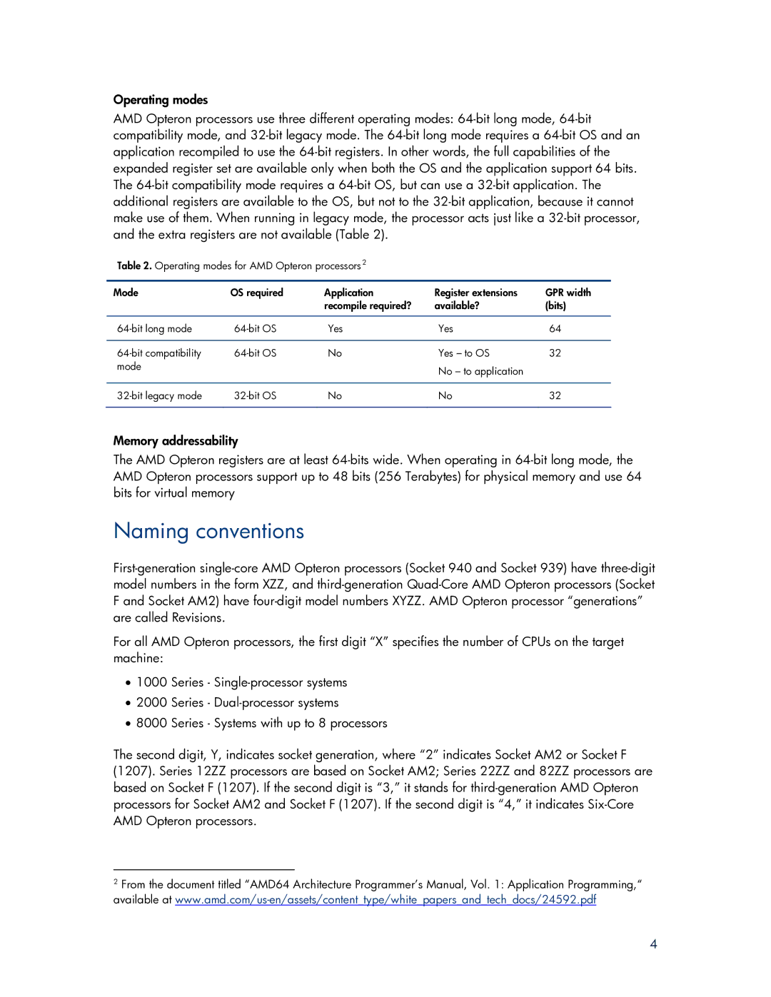 HP DL585 - - G2 manual Naming conventions 