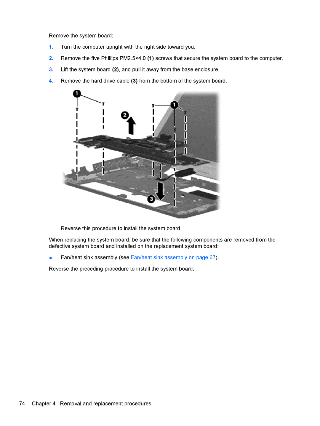 HP DM3 manual Removal and replacement procedures 