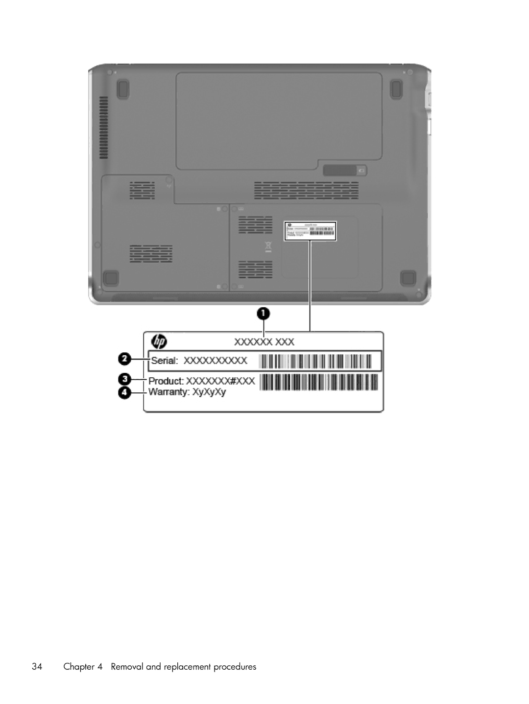 HP DM3 manual Removal and replacement procedures 