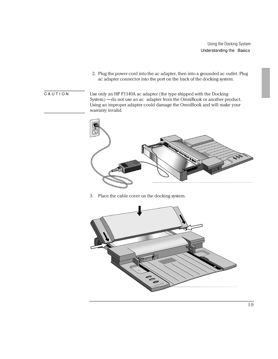 HP Docking System manual Warranty invalid 