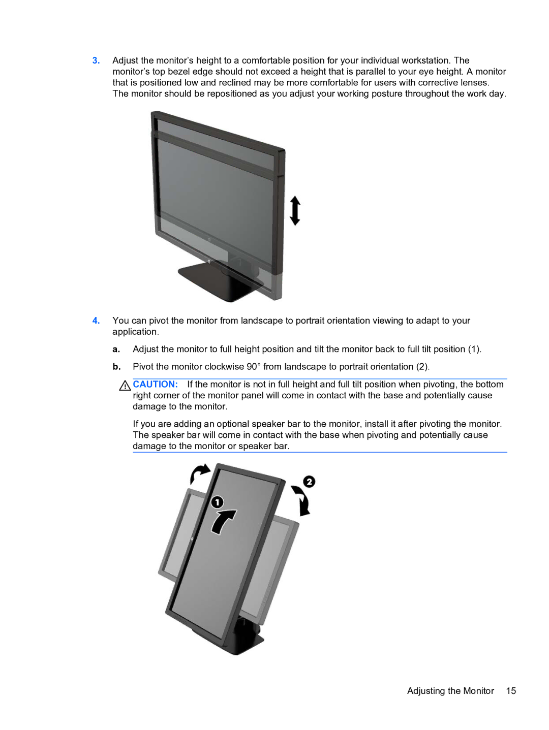 HP DreamColor Z27x Professional Display manual 