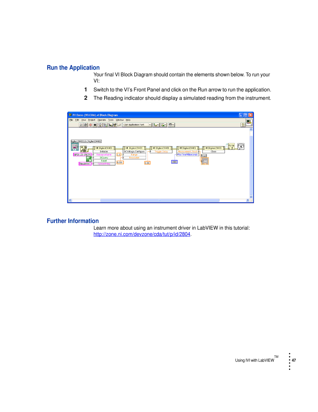 HP Drive manual Run the Application 