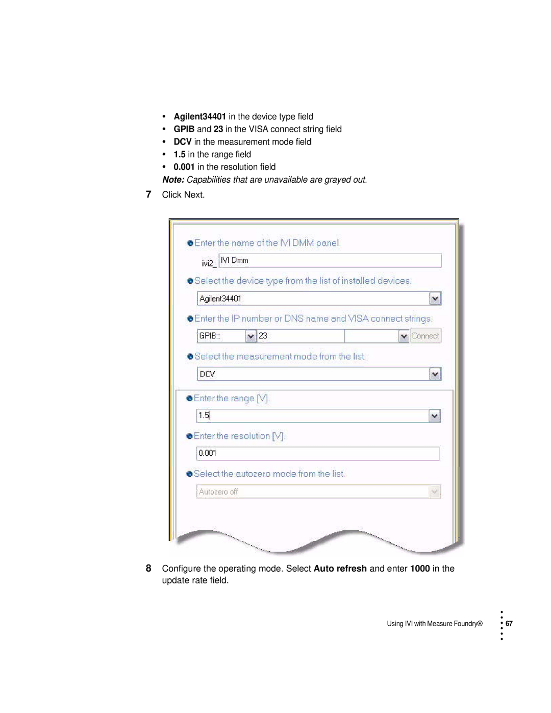 HP Drive manual Using IVI with Measure Foundry 