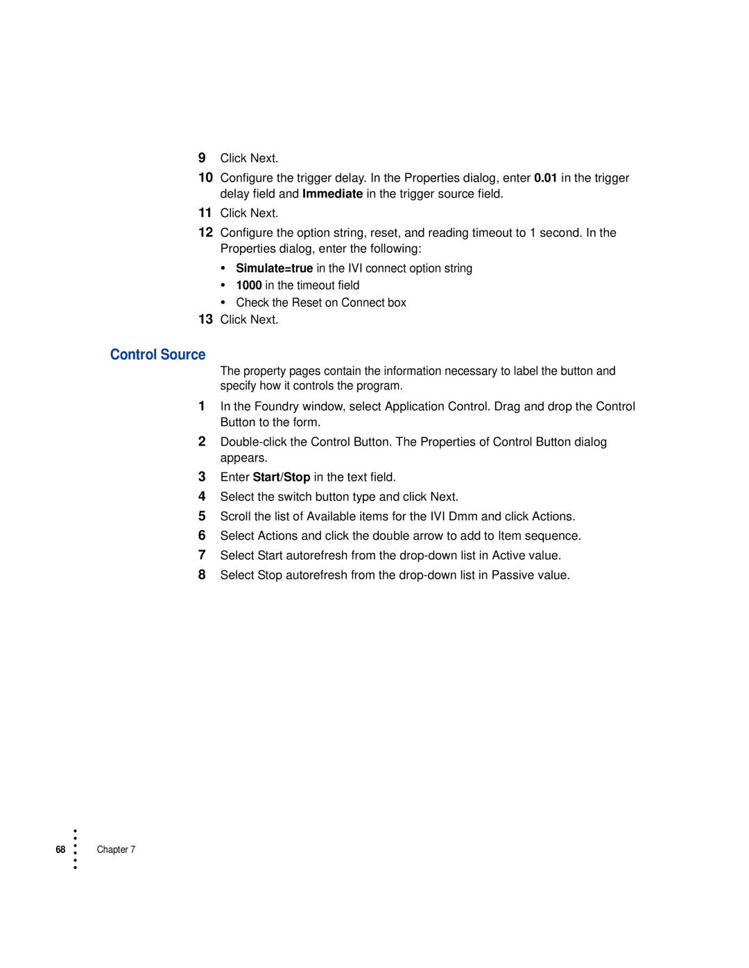 HP Drive manual Control Source 