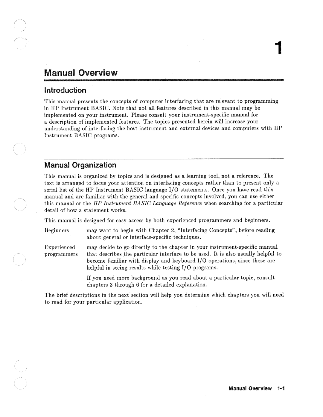 HP Drums 8711A RF manual 