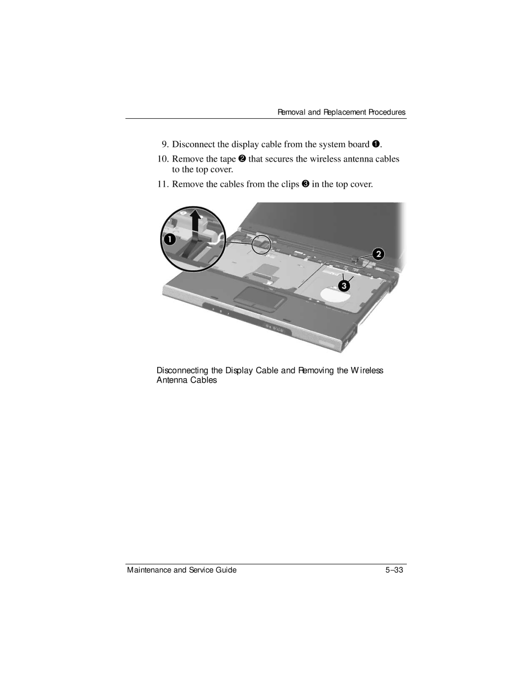 HP DV1000 nx4800 manual Removal and Replacement Procedures 