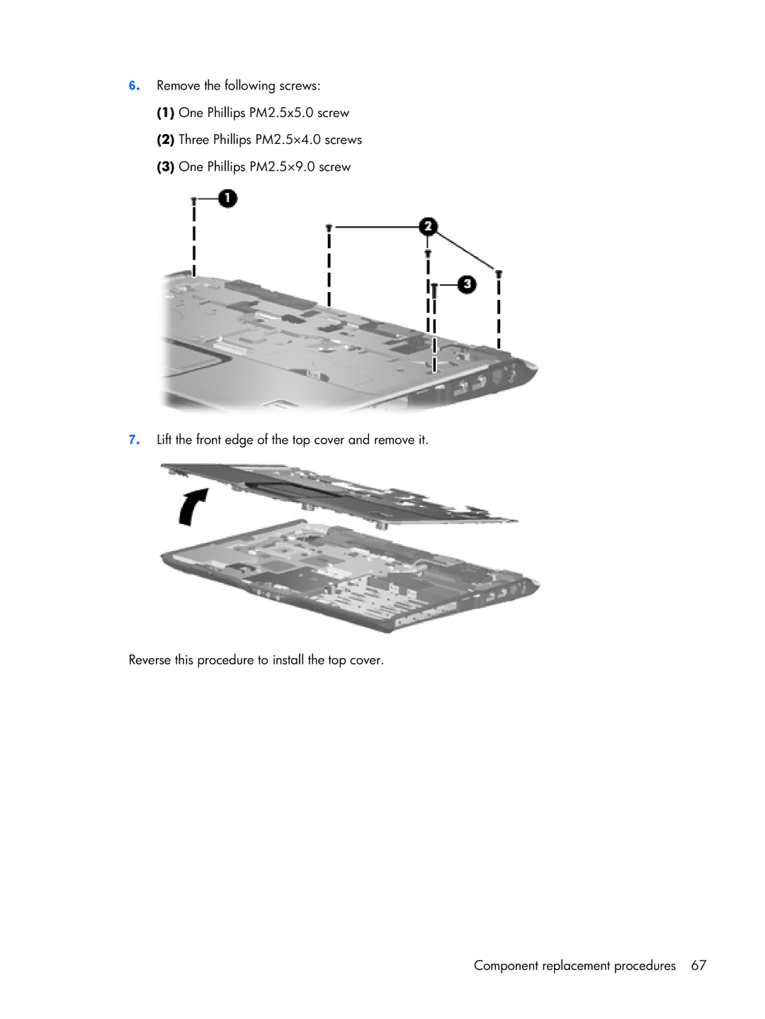 HP DV2500 manual 