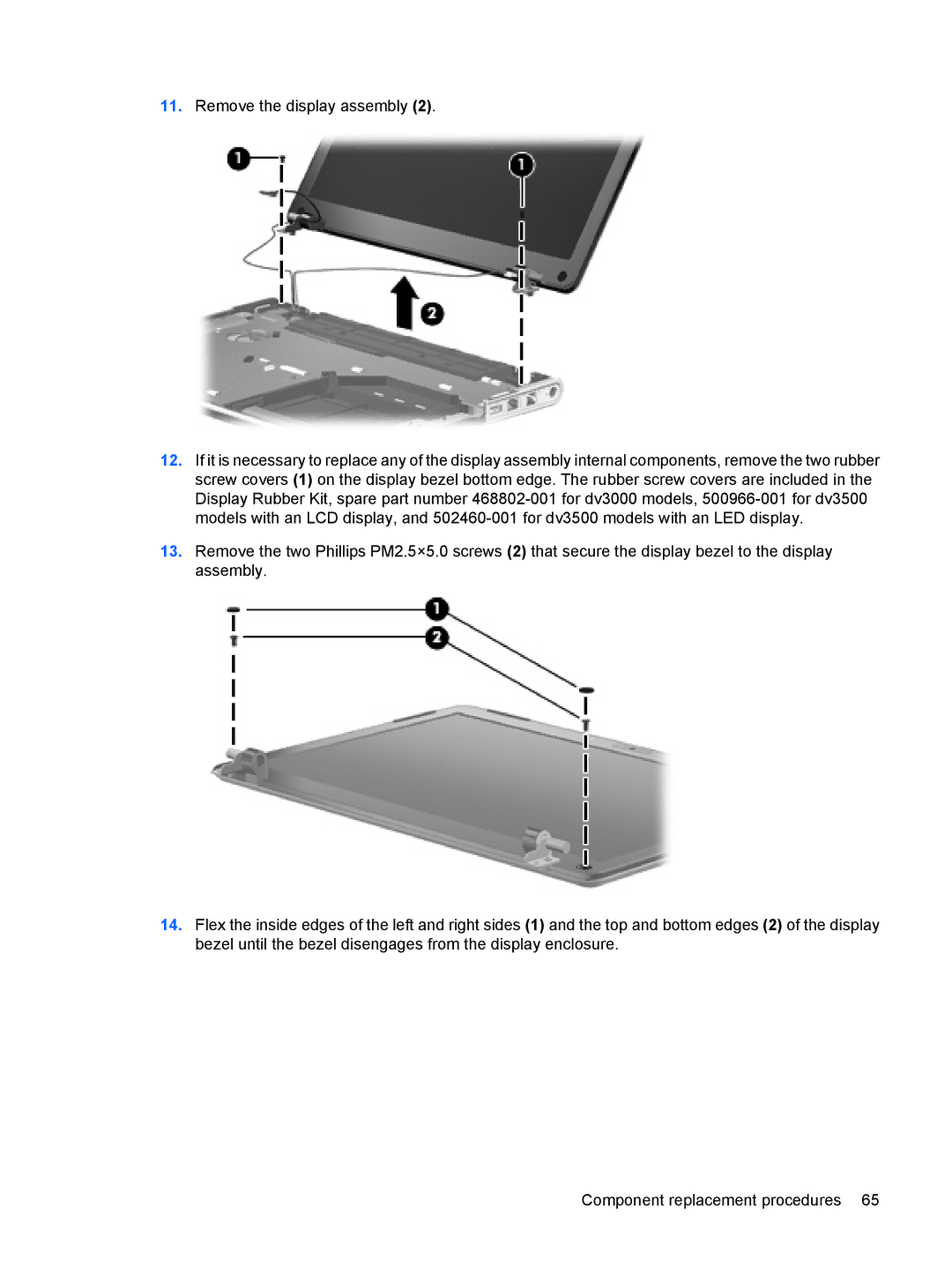 HP DV3000 manual 