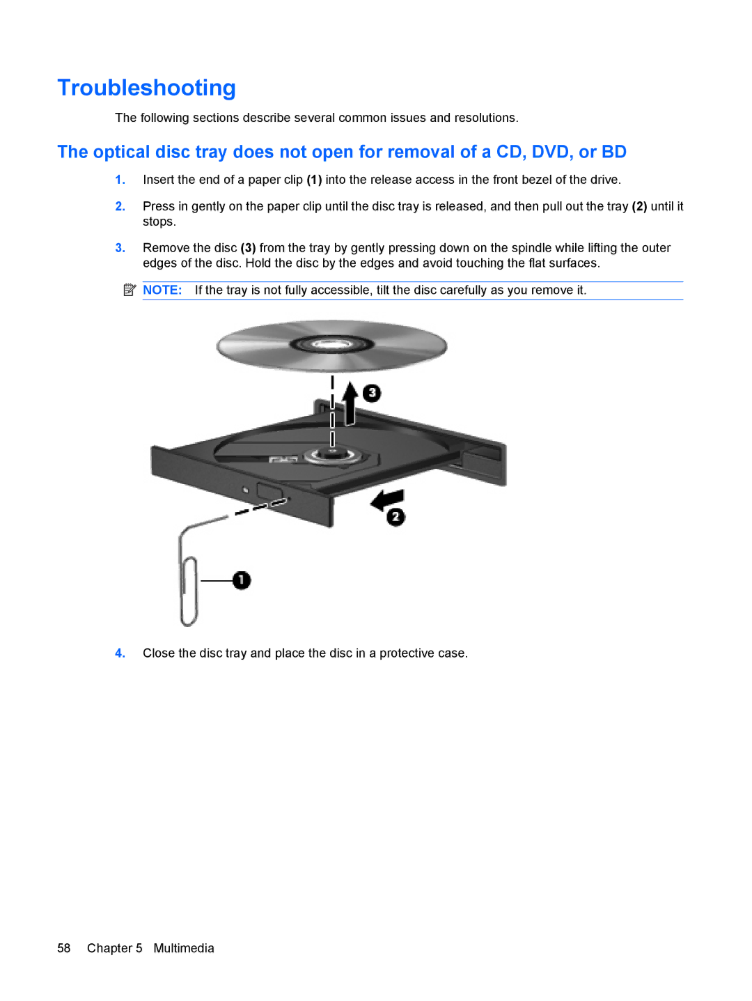 HP dv4-2160us manual Troubleshooting 