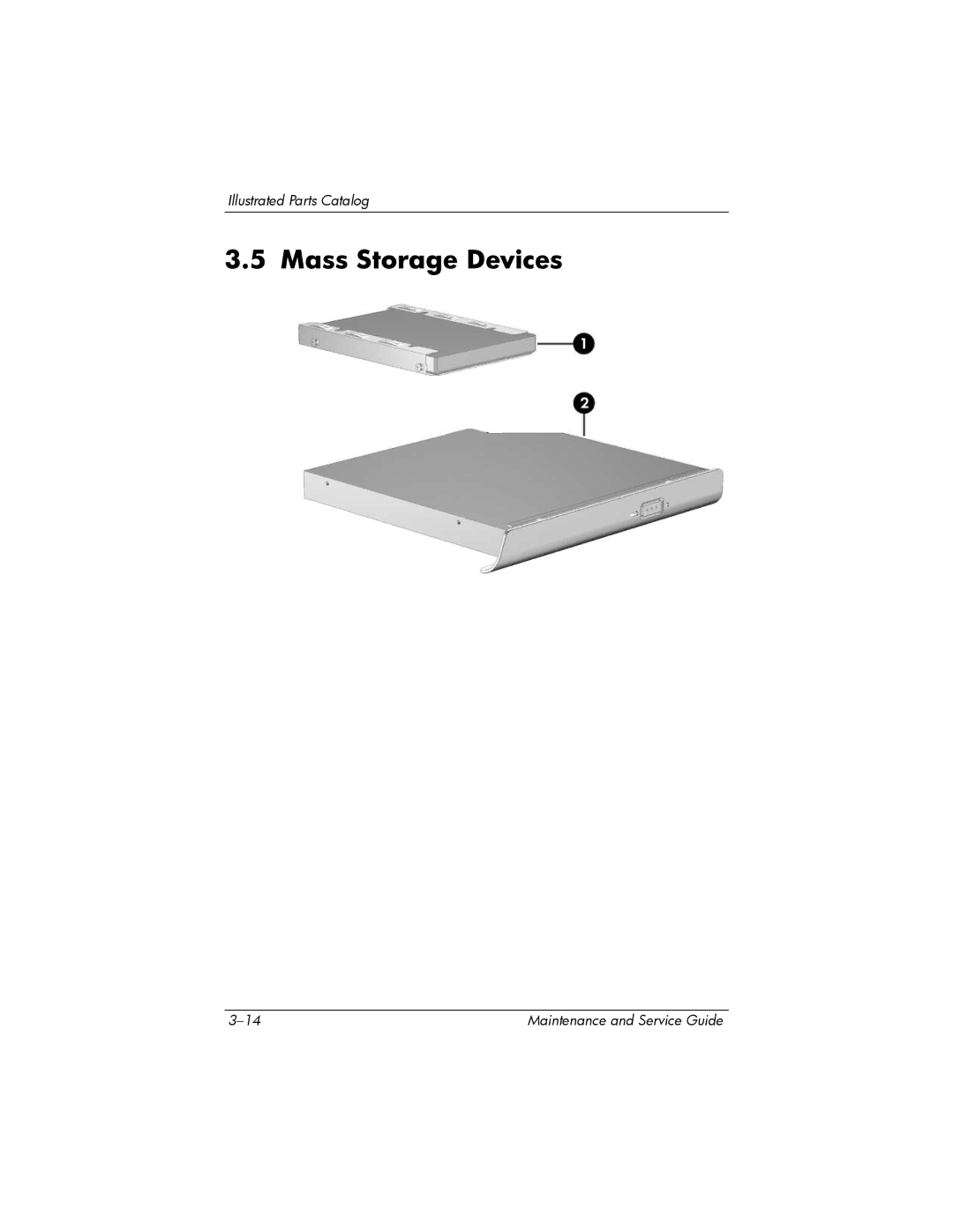 HP V4000, dv4000 manual Mass Storage Devices 