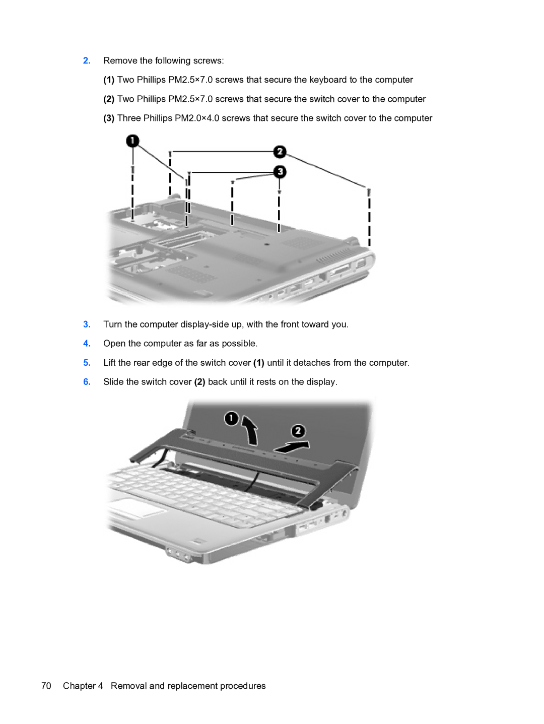 HP DV5 manual 