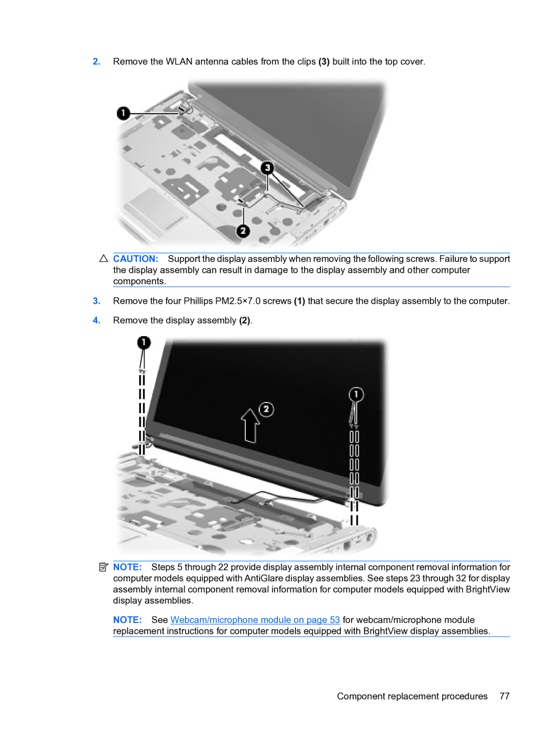 HP DV5 manual 