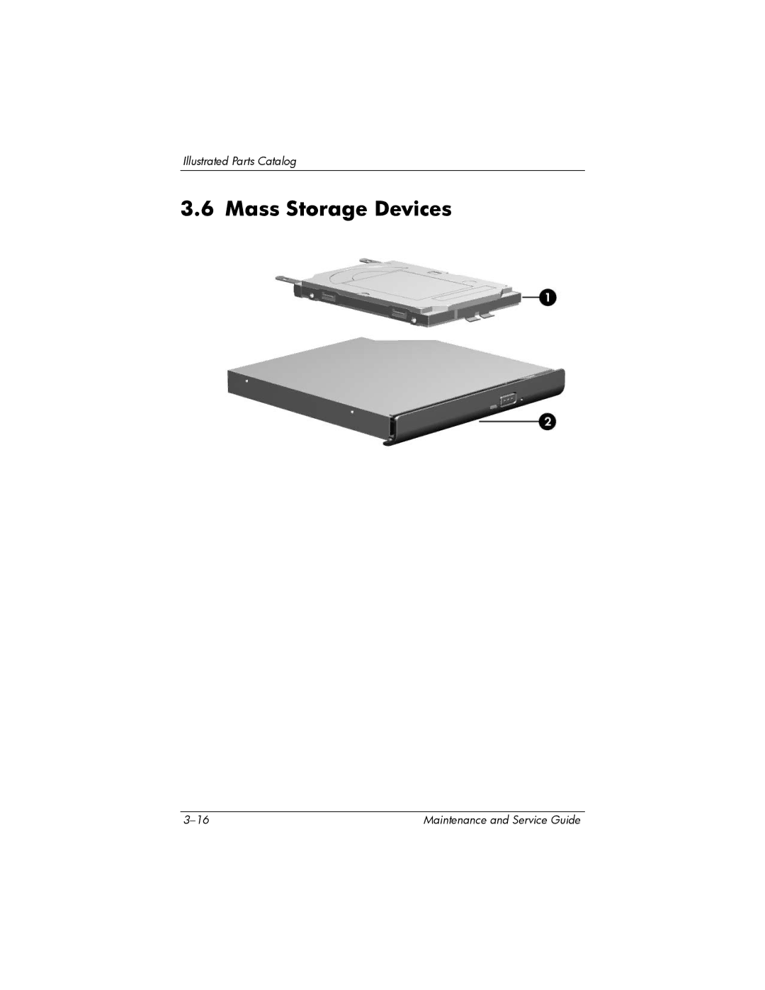 HP dv5000 dv5000 manual Mass Storage Devices 