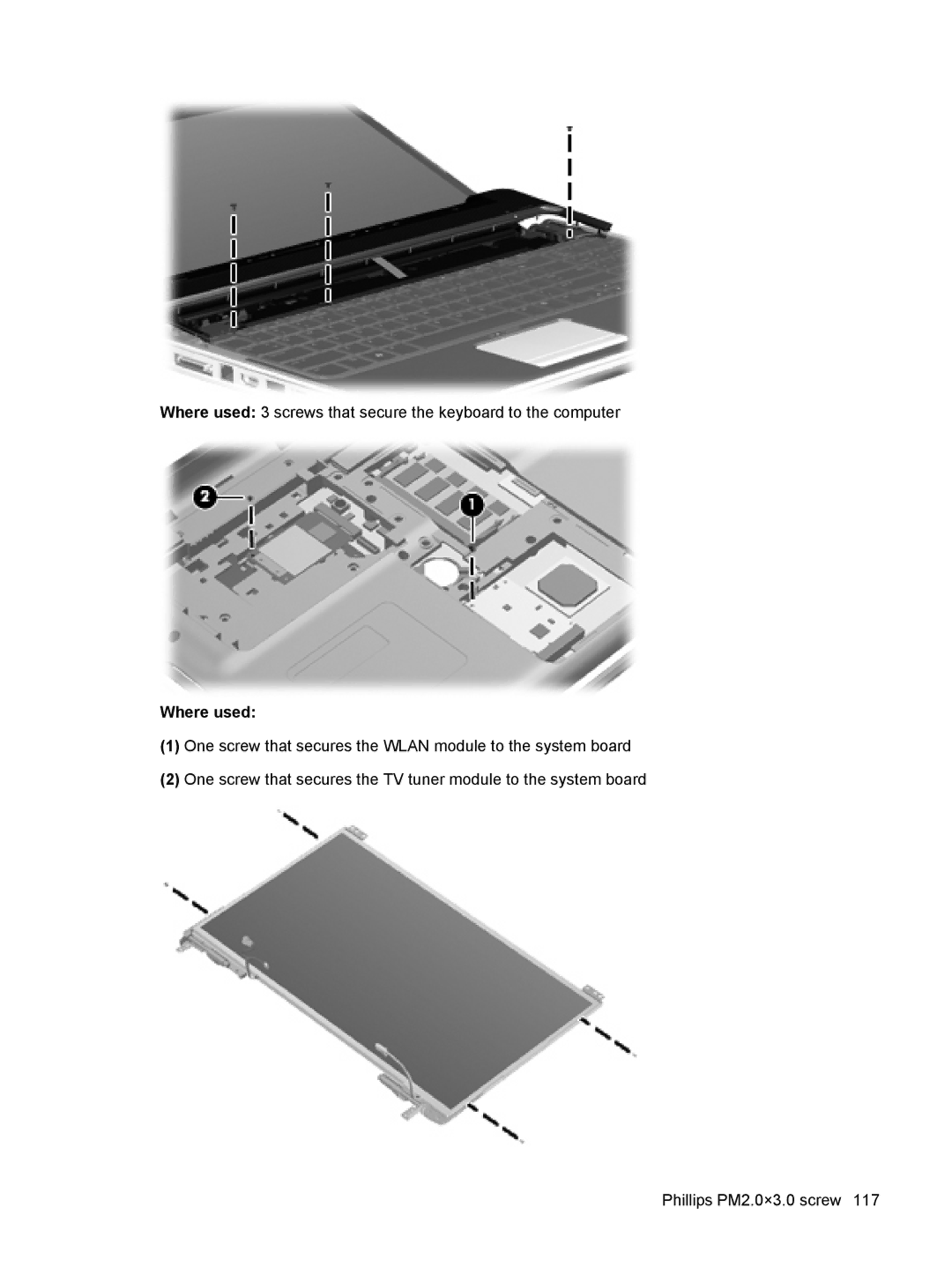 HP DV6 manual Where used 