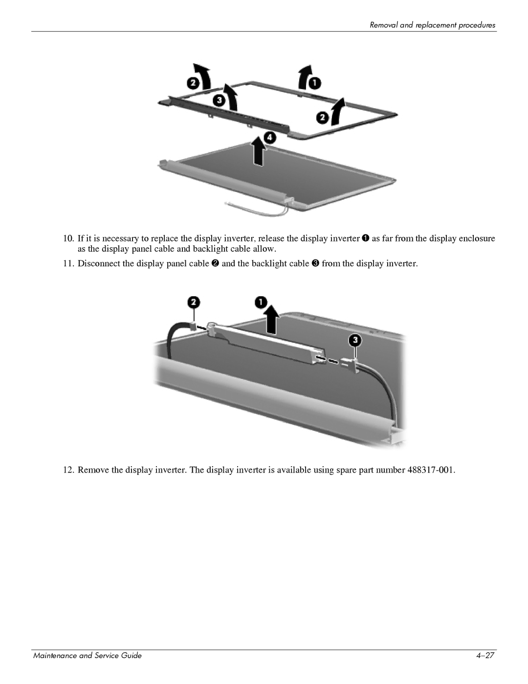 HP DV6 manual Removal and replacement procedures 