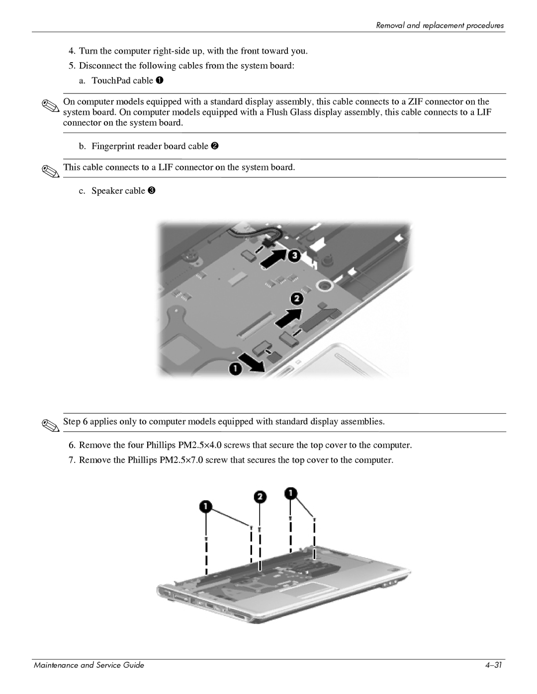 HP DV6 manual Removal and replacement procedures 