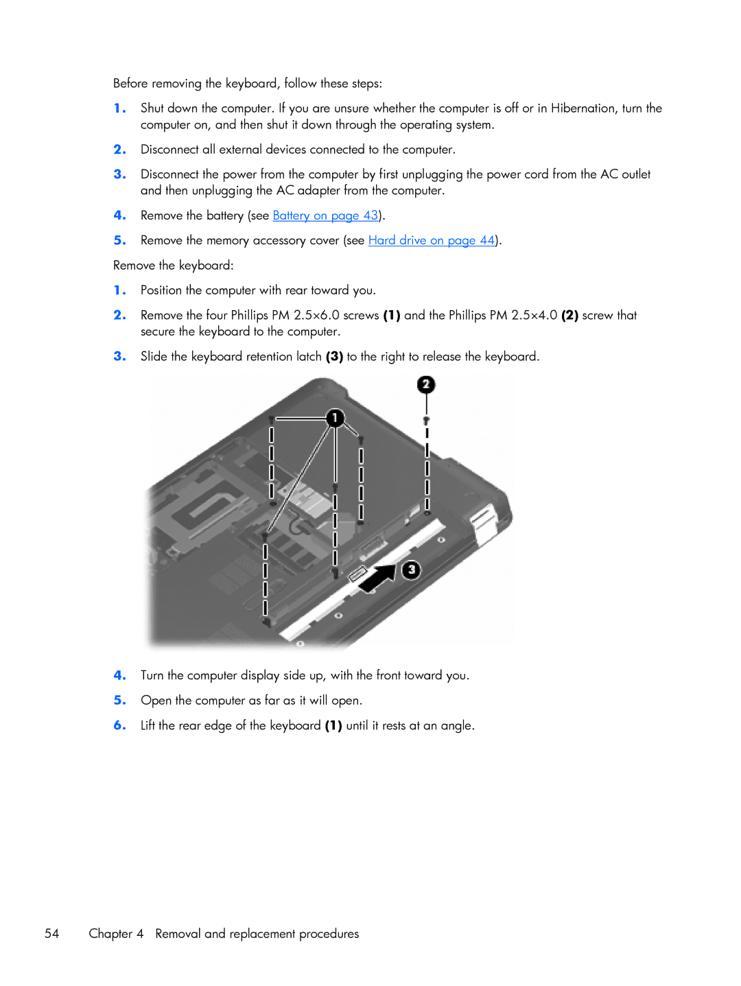 HP DV6 manual 