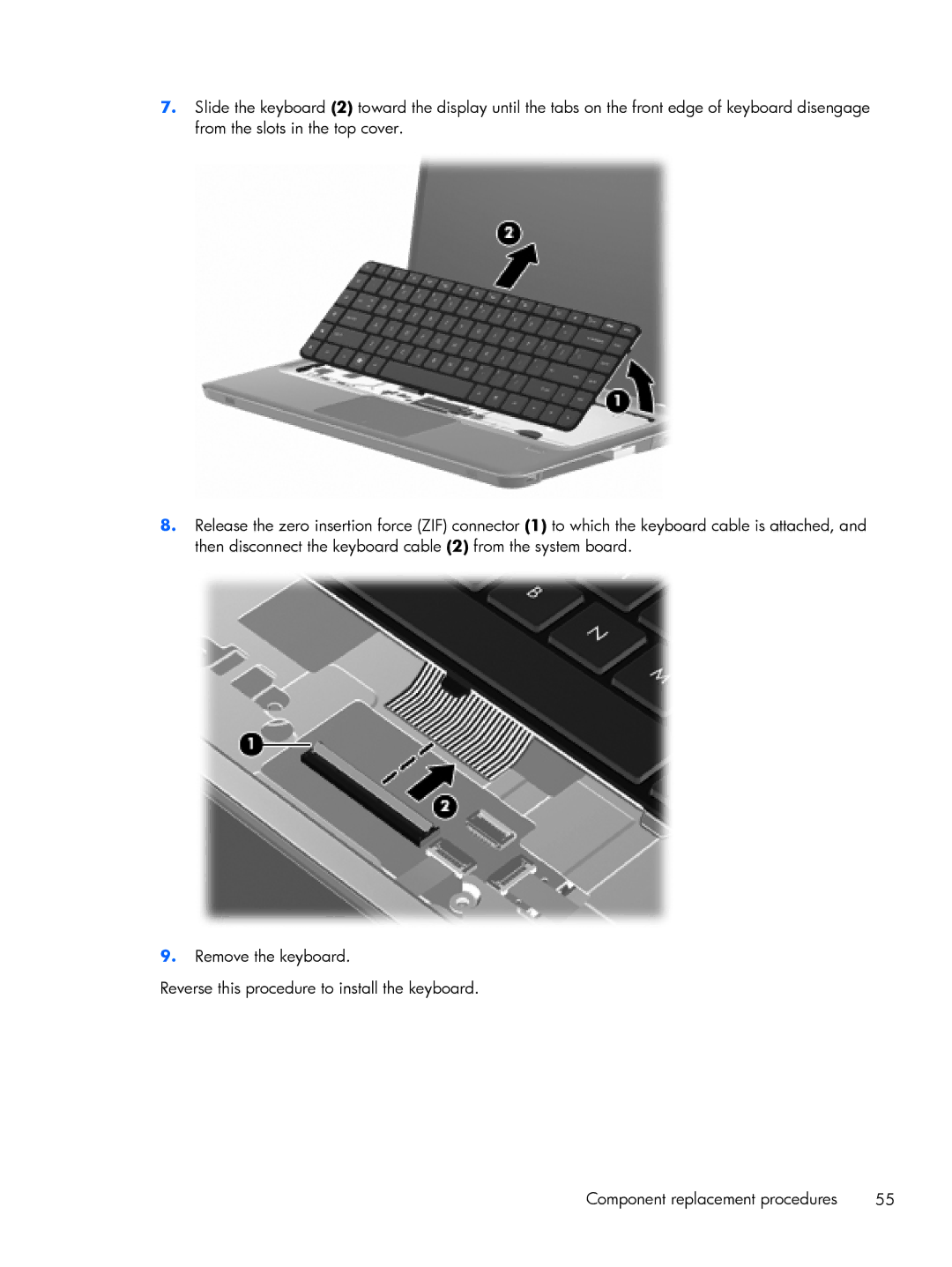 HP DV6 manual 