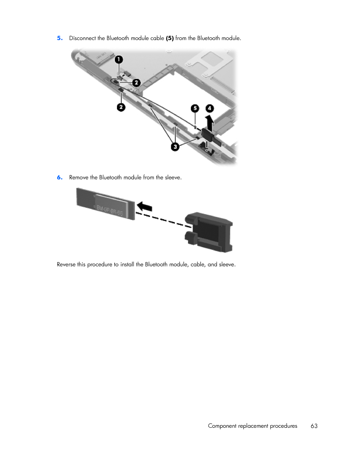 HP DV6 manual 