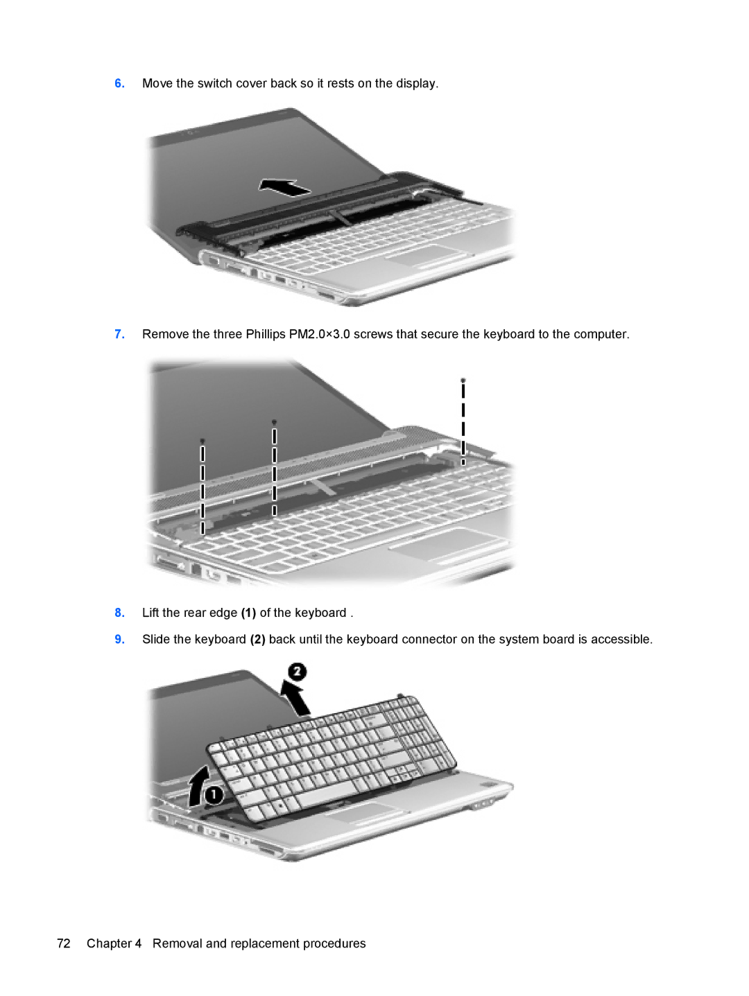 HP DV6 manual 