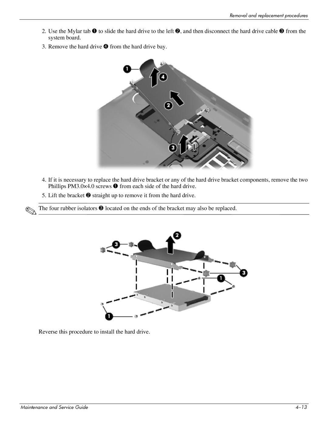 HP dv7-6b56nr A1T84UAR#ABA manual Removal and replacement procedures 