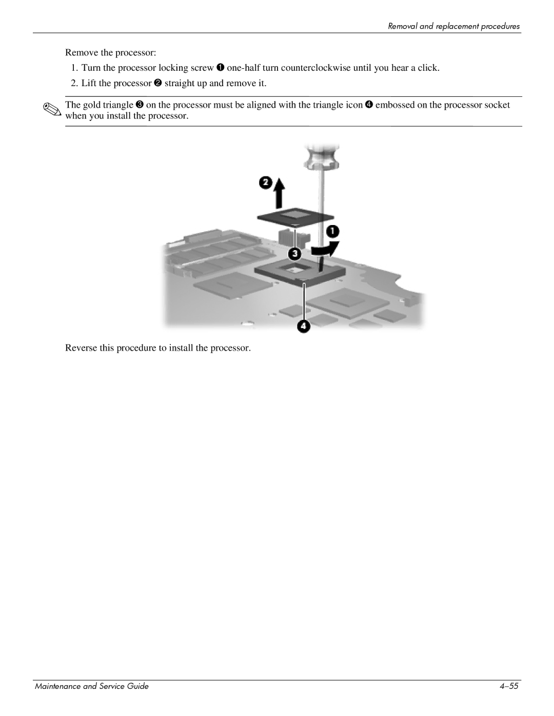 HP dv7-6b56nr A1T84UAR#ABA manual Removal and replacement procedures 