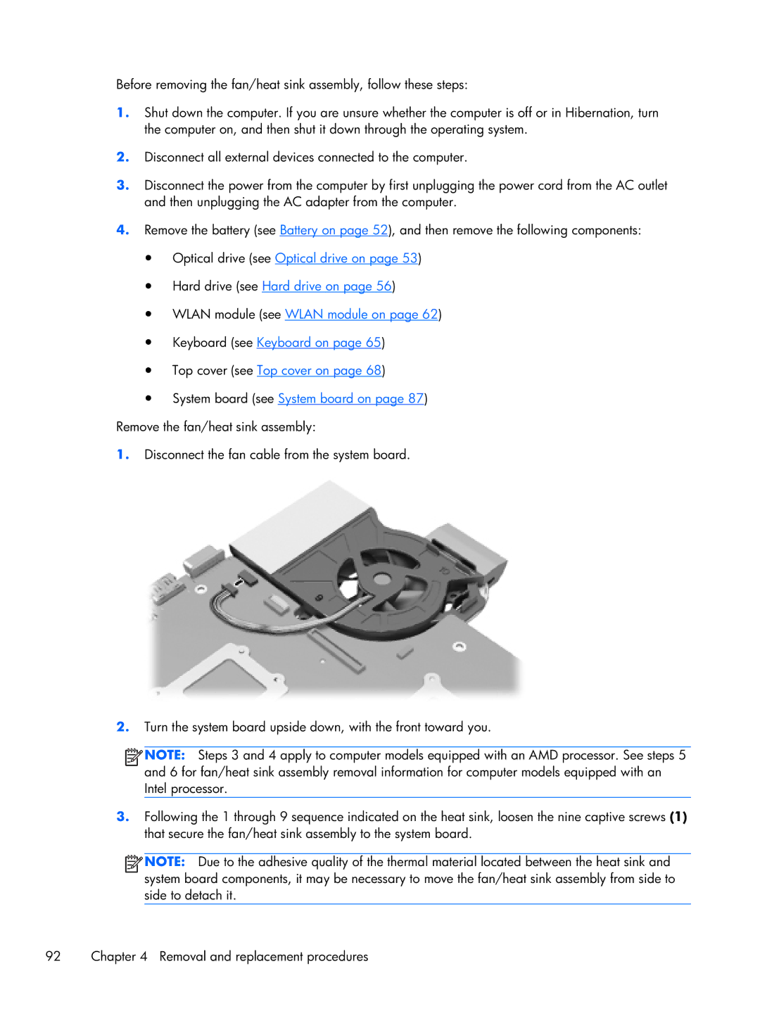 HP DV7 manual 