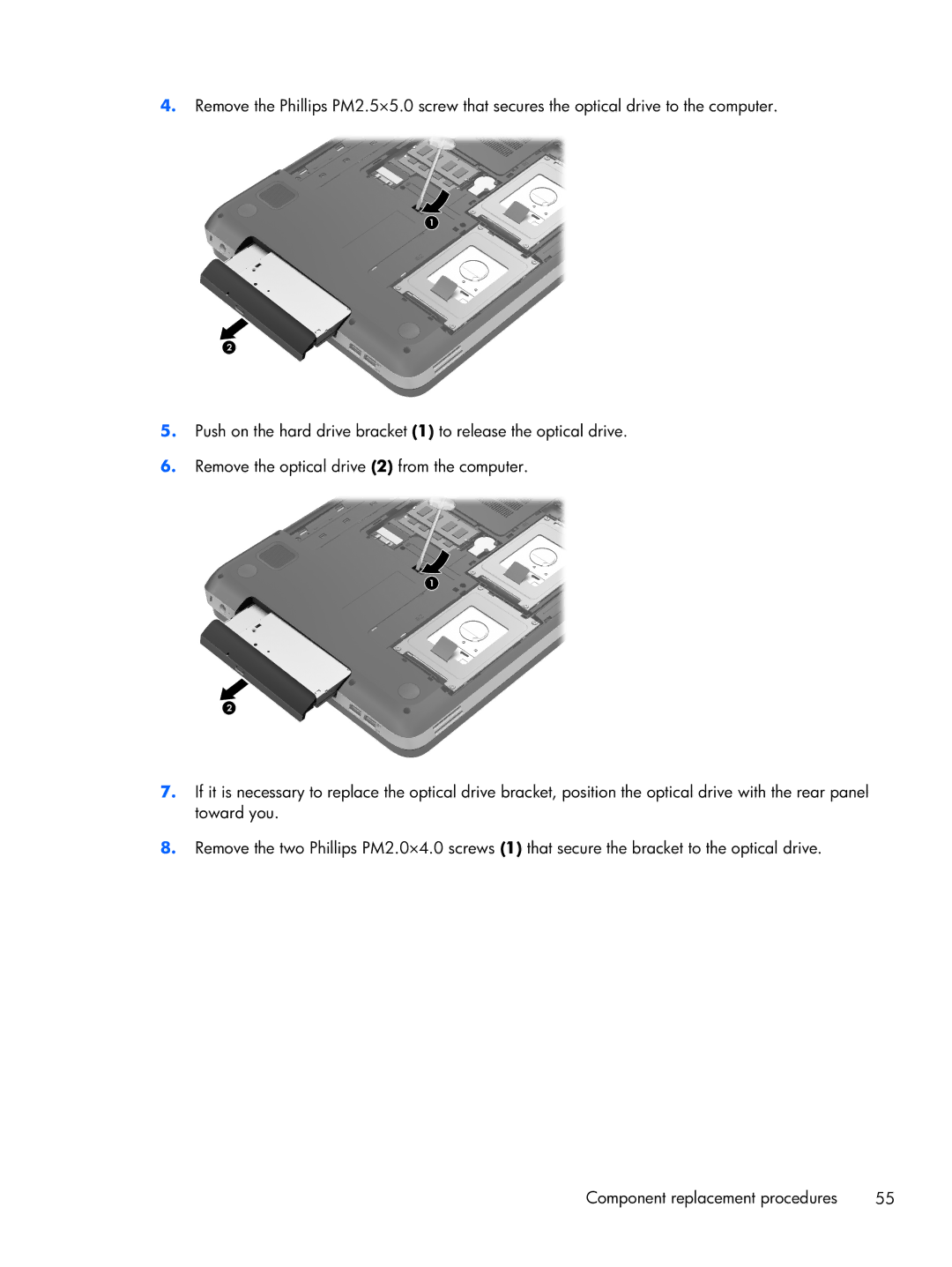 HP DV7 manual 