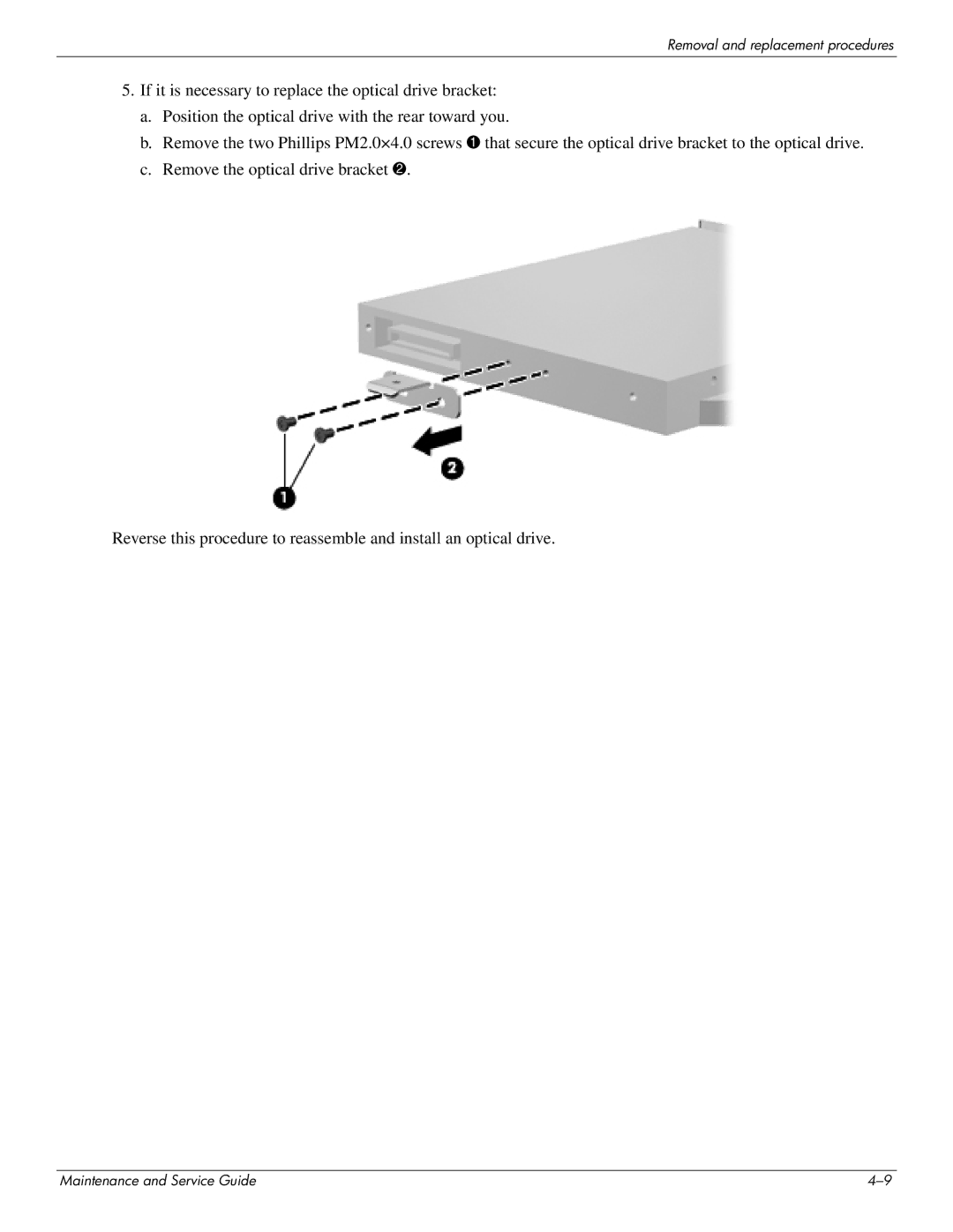 HP DV8 manual Removal and replacement procedures 