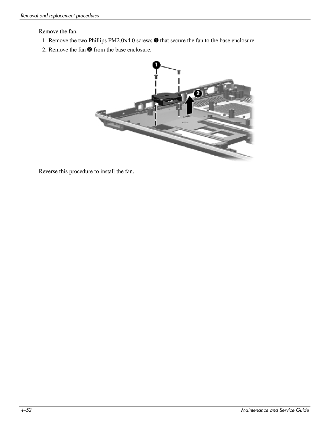 HP DV8 manual Removal and replacement procedures 