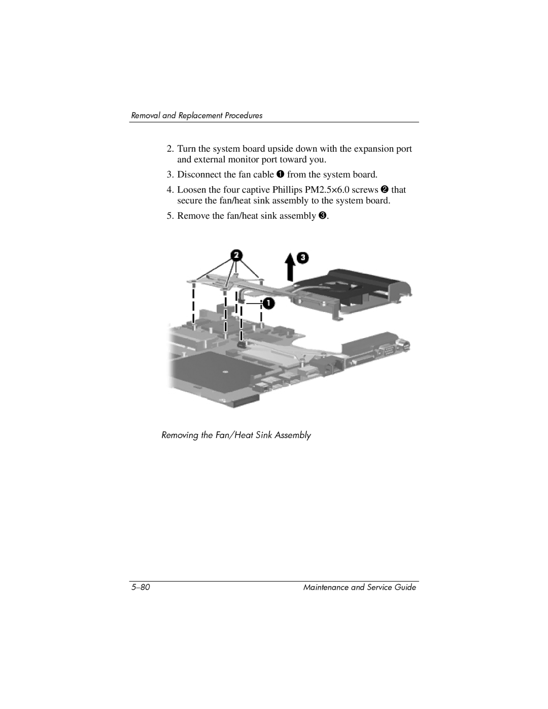 HP dv9000 manual Removing the Fan/Heat Sink Assembly 