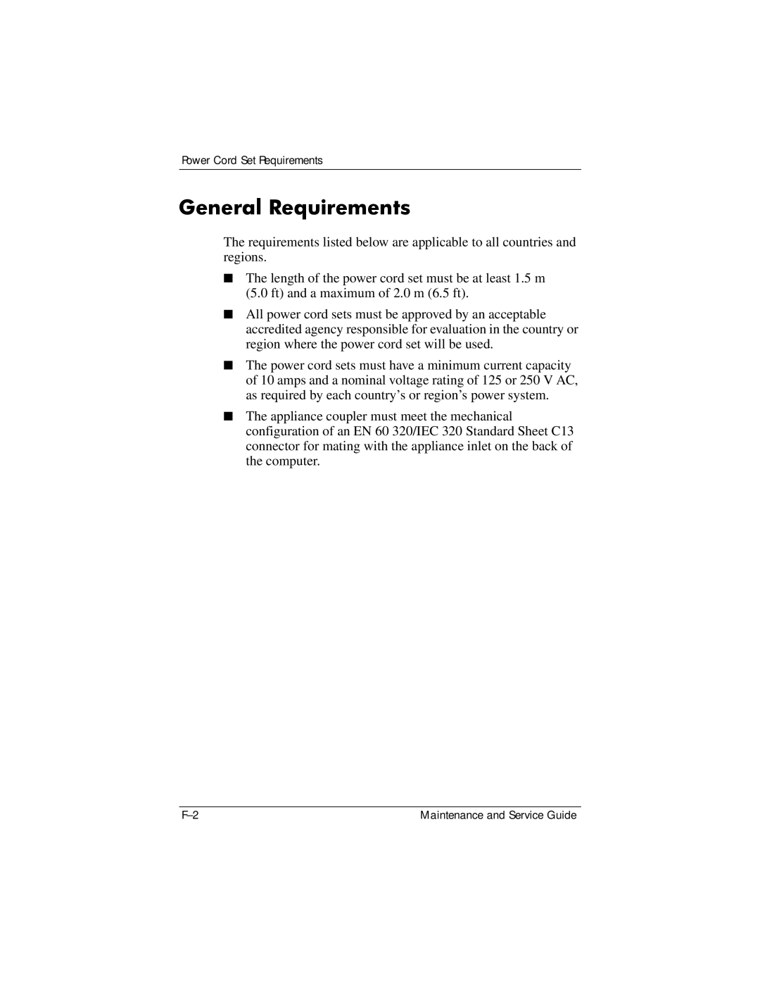 HP dv9000 manual General Requirements 