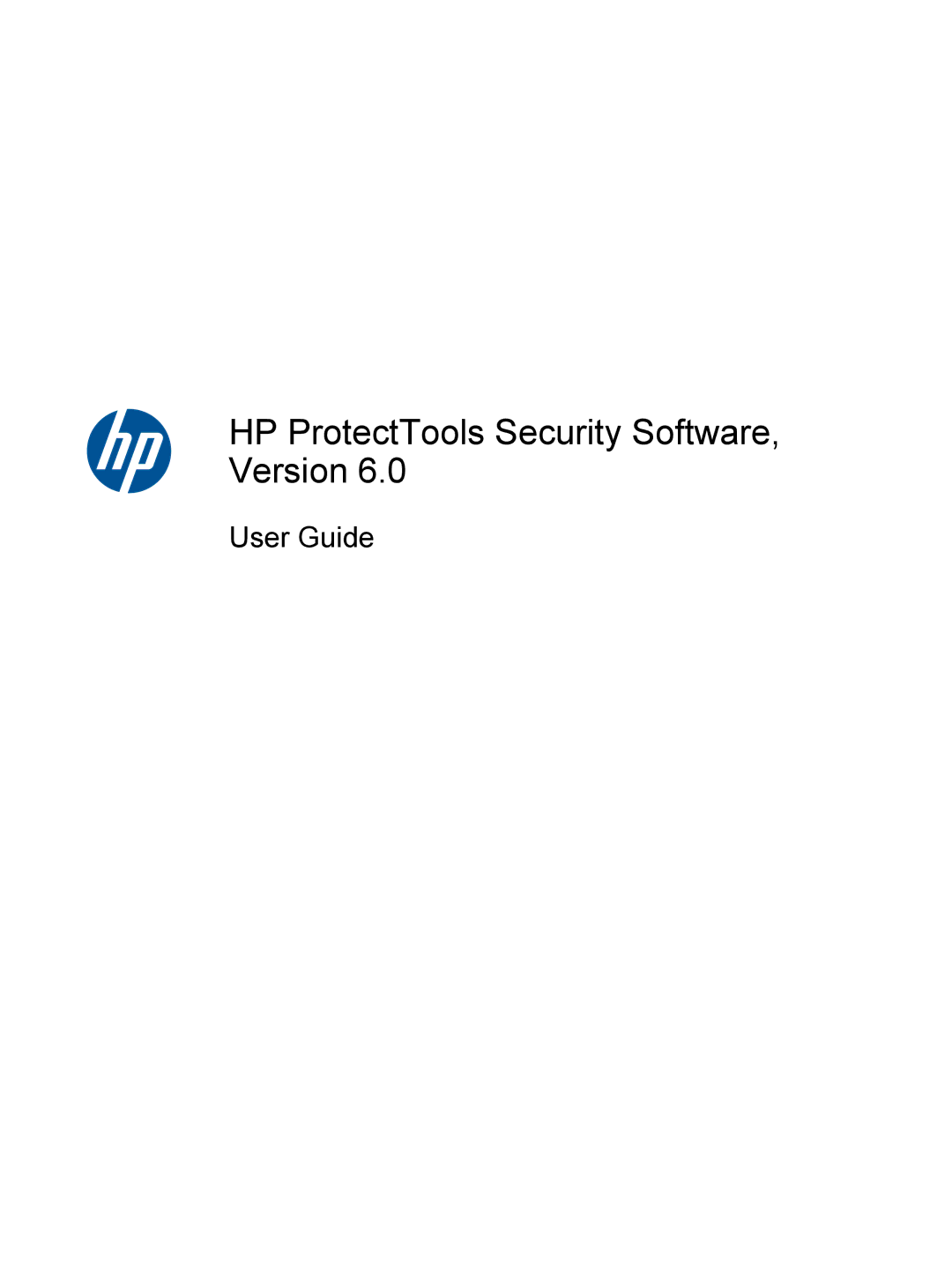 HP dx2030 manual HP ProtectTools Security Software, Version 