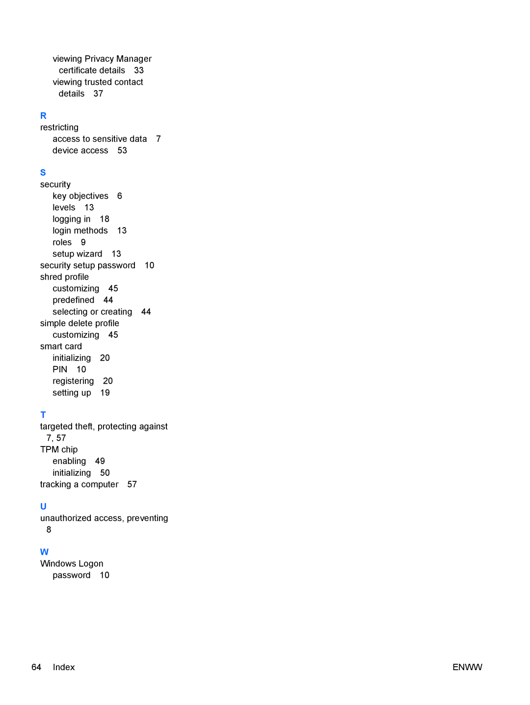 HP dx2030 manual Restricting 