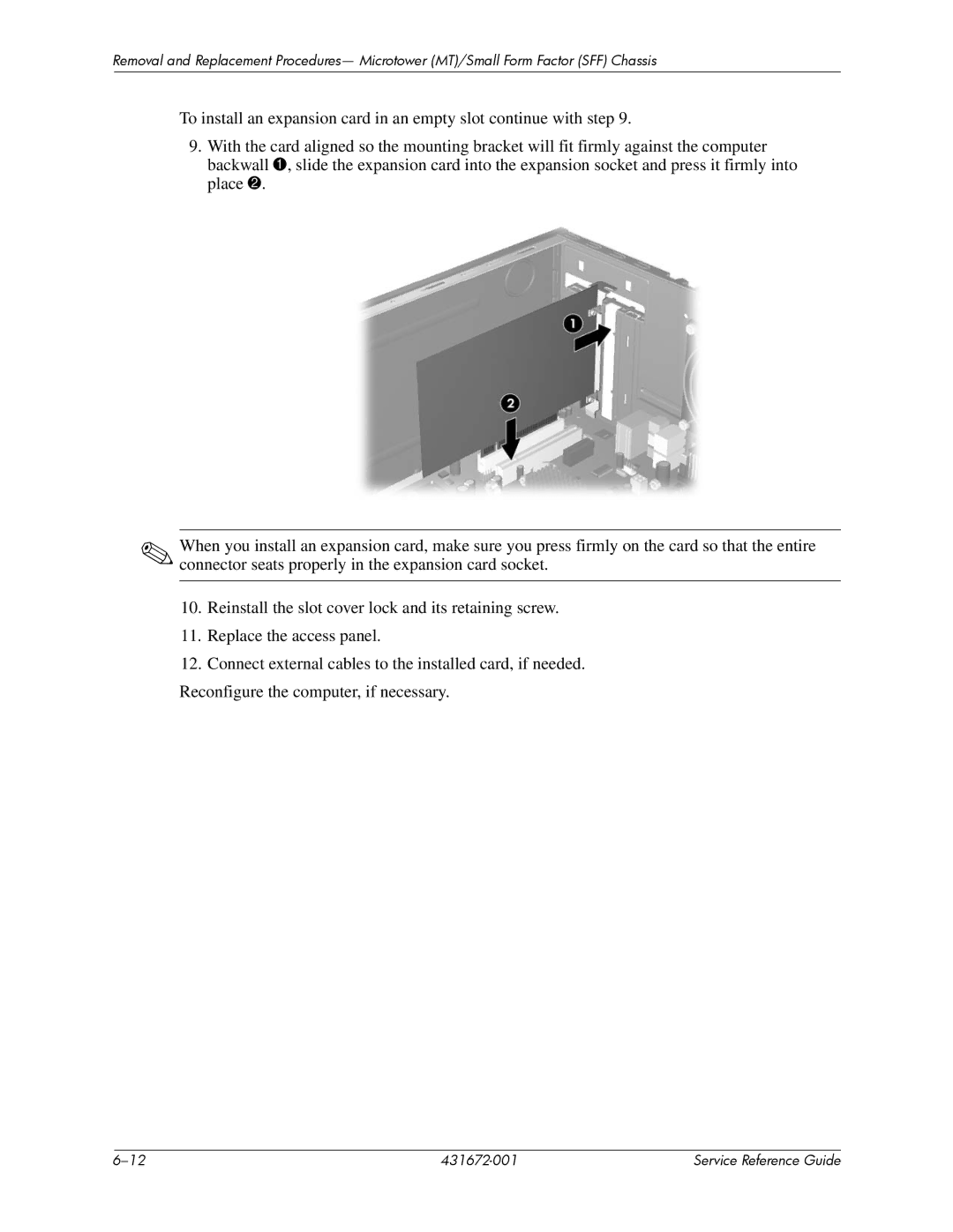 HP dx2700 manual 431672-001 