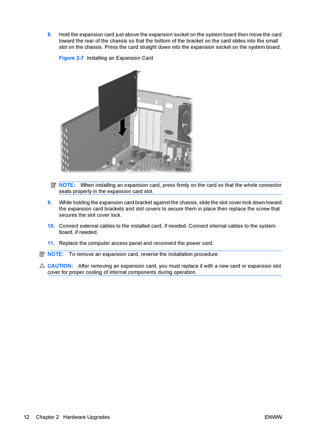 HP dx7400 manual Enww 