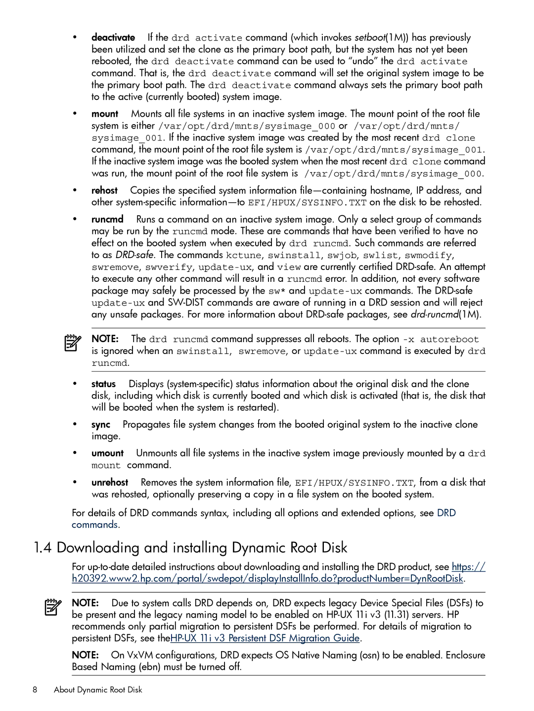 HP Dynamic Root Disk (DRD) manual Downloading and installing Dynamic Root Disk 
