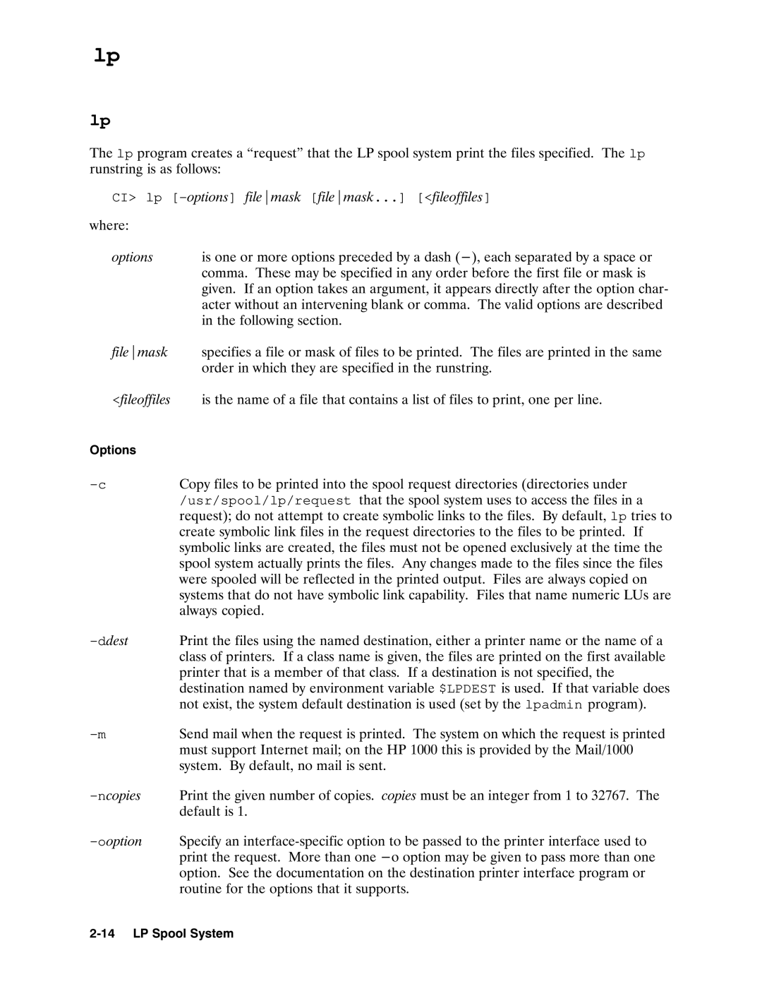 HP E0495 manual $Lpdest 