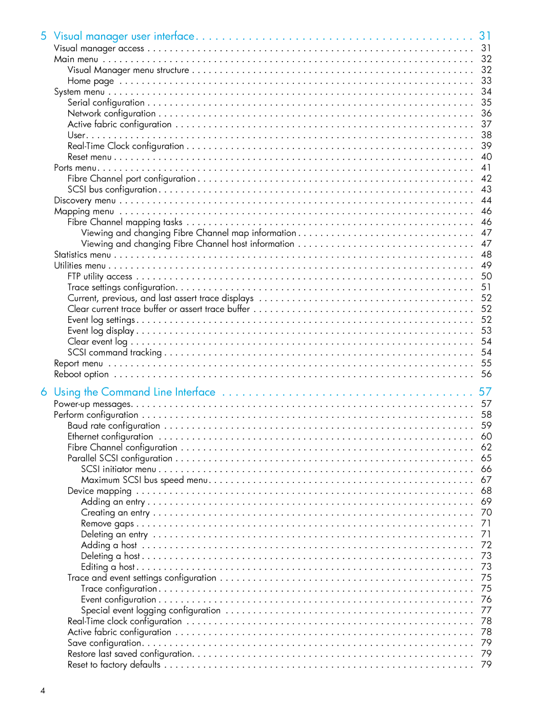 HP E1200-320 manual Visual manager user interface, Using the Command Line Interface 