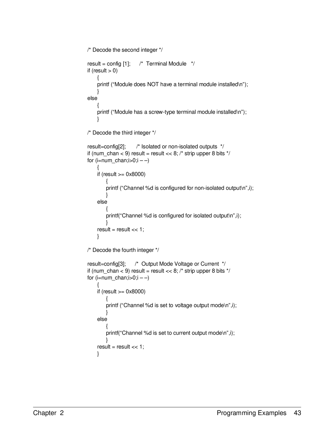 HP E1418A manual Chapter Programming Examples 