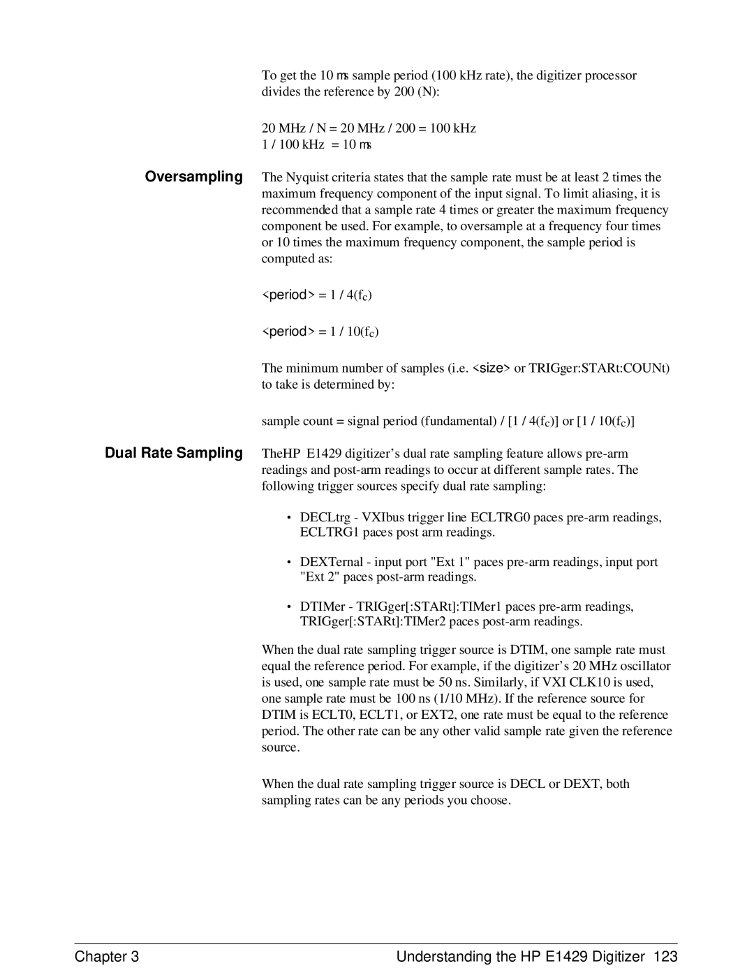 HP E1429A manual Chapter Understanding the HP E1429 Digitizer 