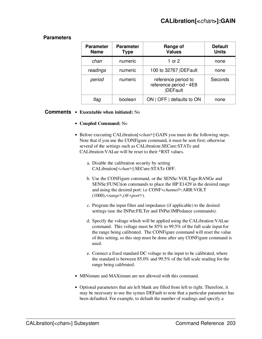 HP E1429A manual Seconds 