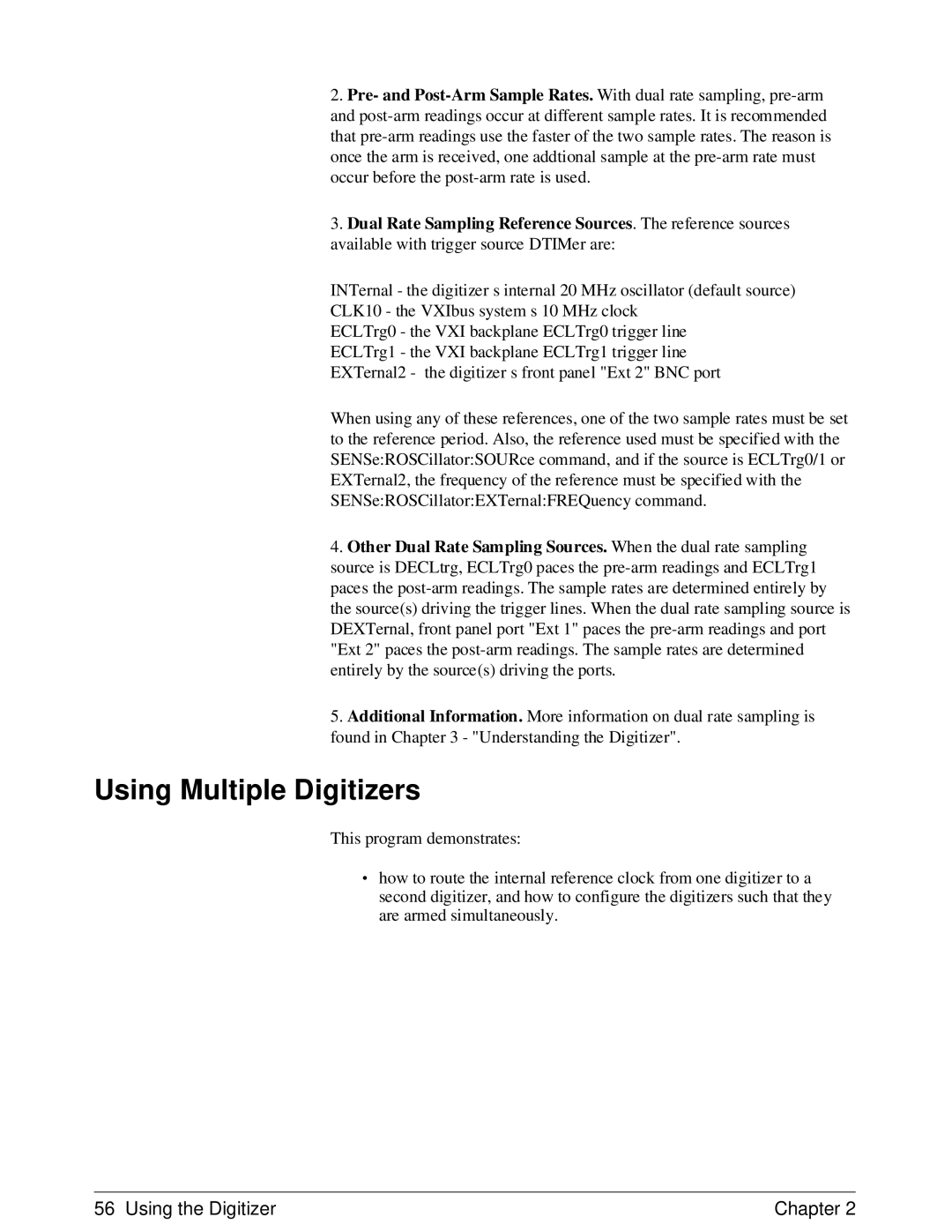 HP E1429A manual Using Multiple Digitizers 