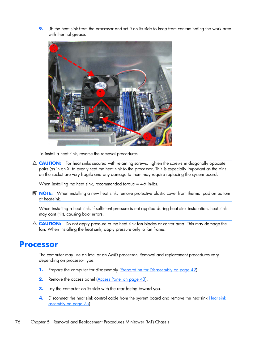 HP E1Y97UT 11.6' E1Y97UT#ABA manual Processor 