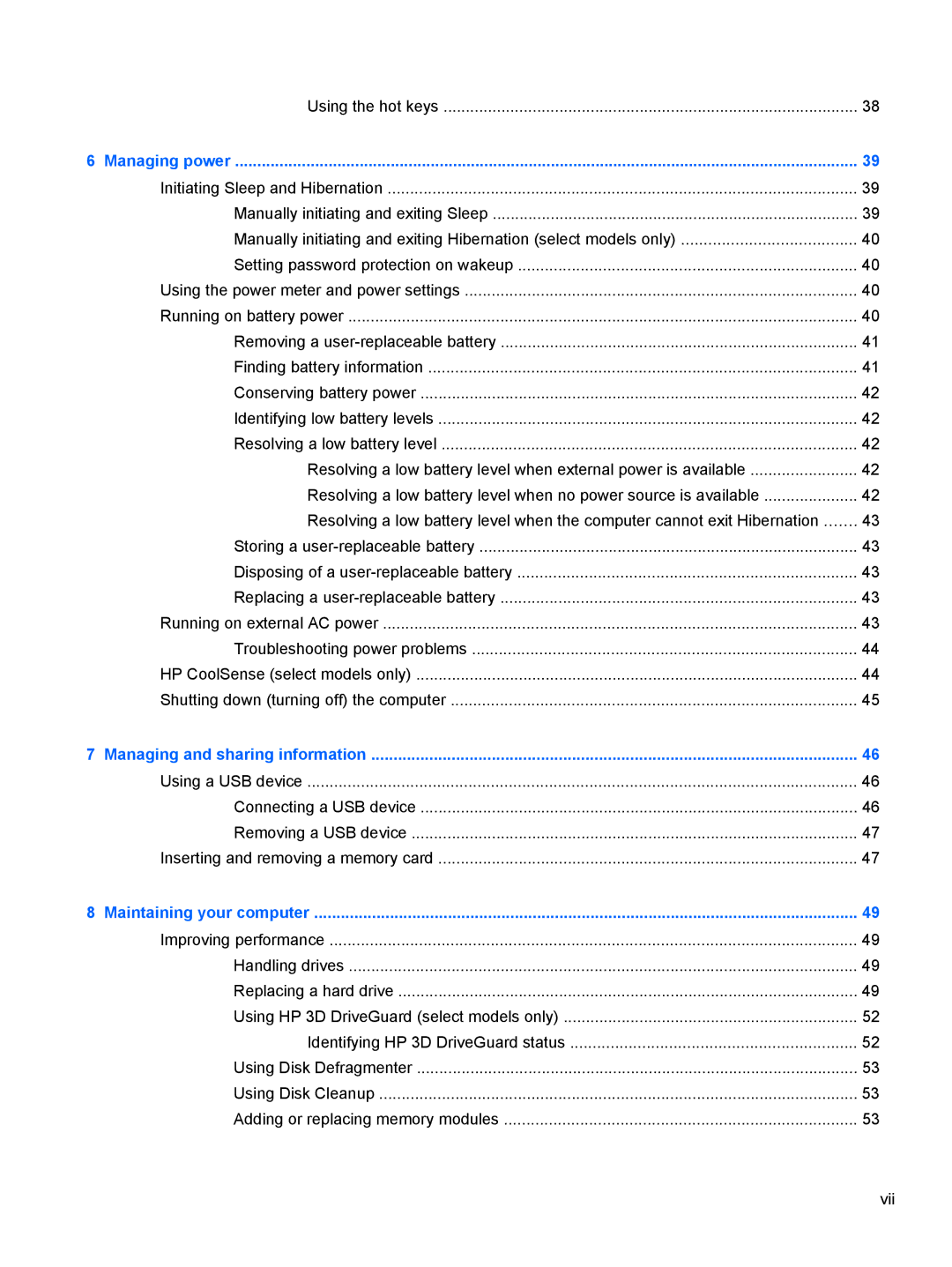 HP E2S18UAABA manual Using the hot keys 