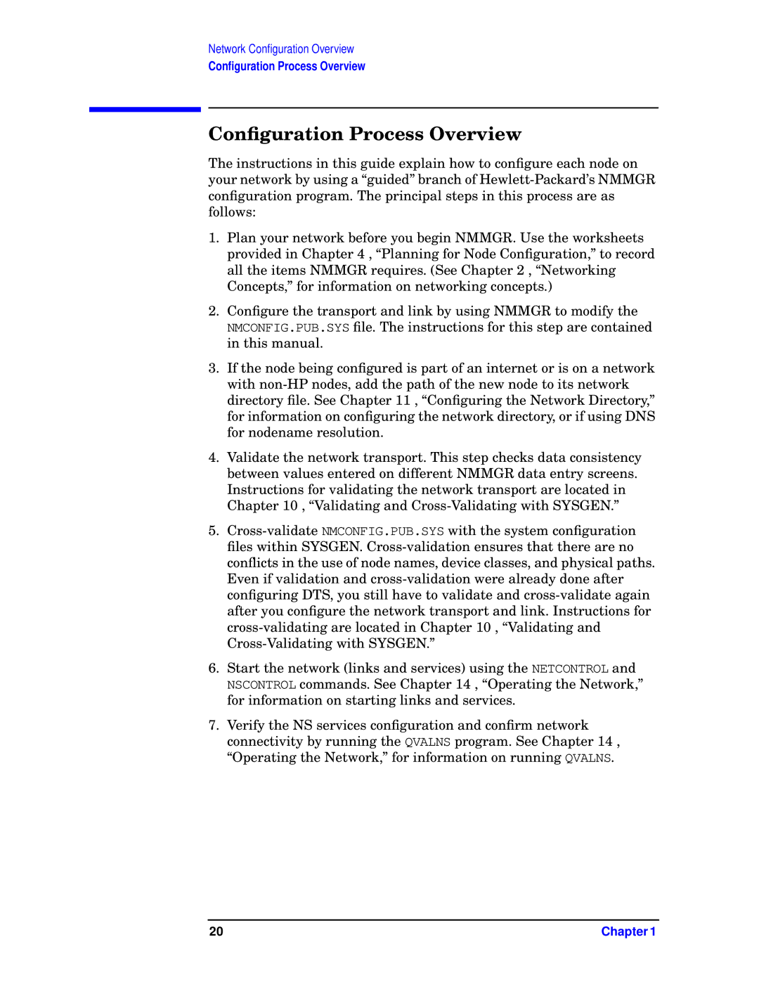 HP E3000 MPE/IX, E3000/IX manual Conﬁguration Process Overview 