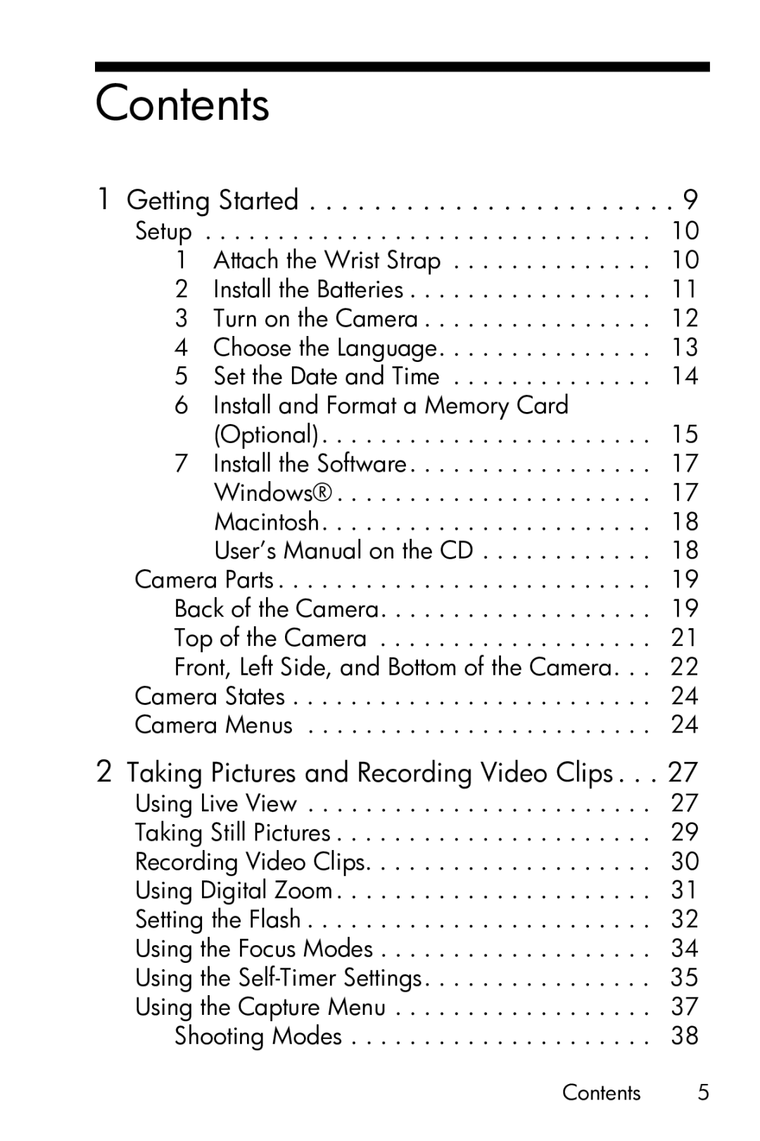 HP E317 manual Contents 