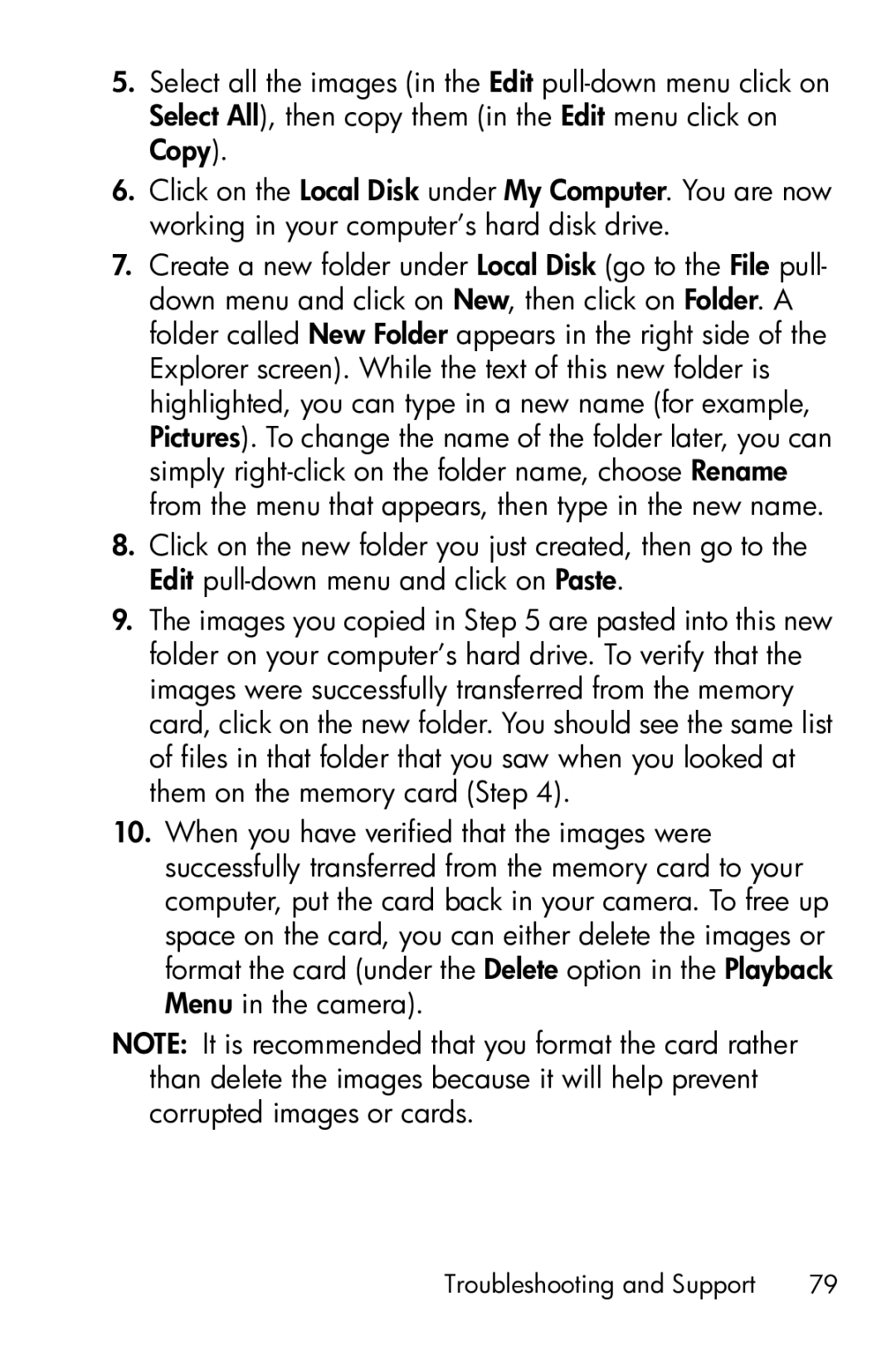 HP E317 manual Troubleshooting and Support 