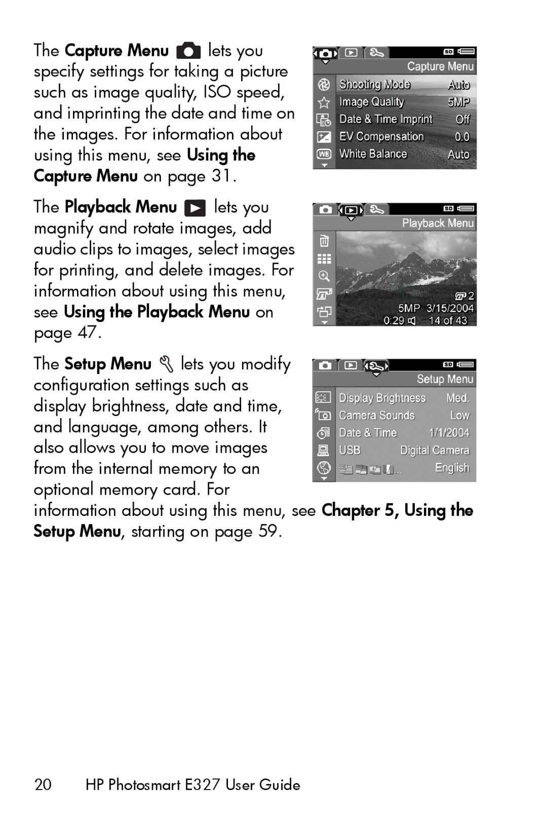 HP manual HP Photosmart E327 User Guide 